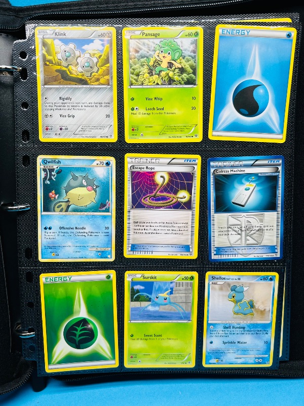Photo 1 of 593017… final sale no returns/refunds-180 mixed Pokemon cards in binder 