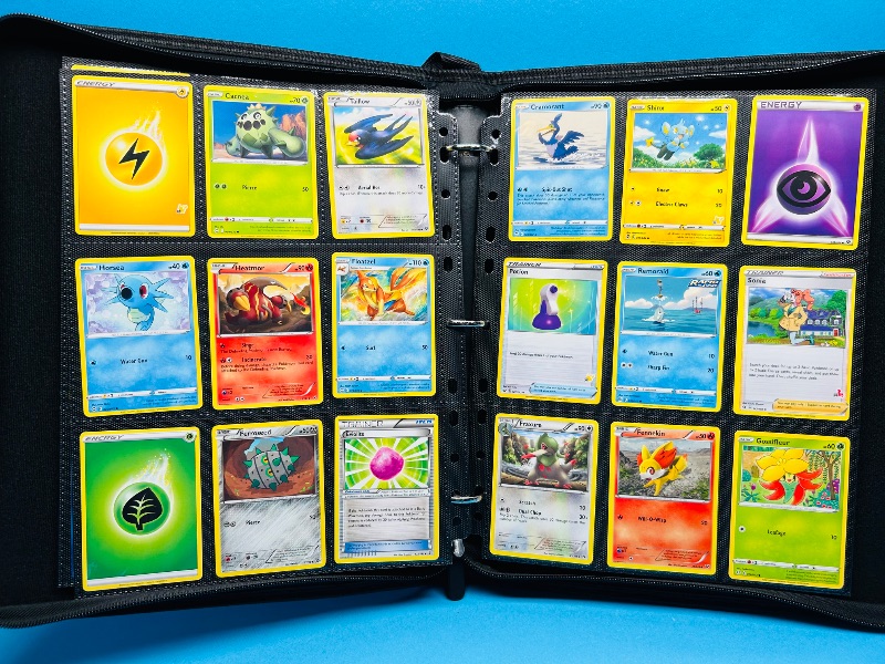 Photo 1 of 593017… final sale no returns/refunds-180 mixed Pokemon cards in binder 