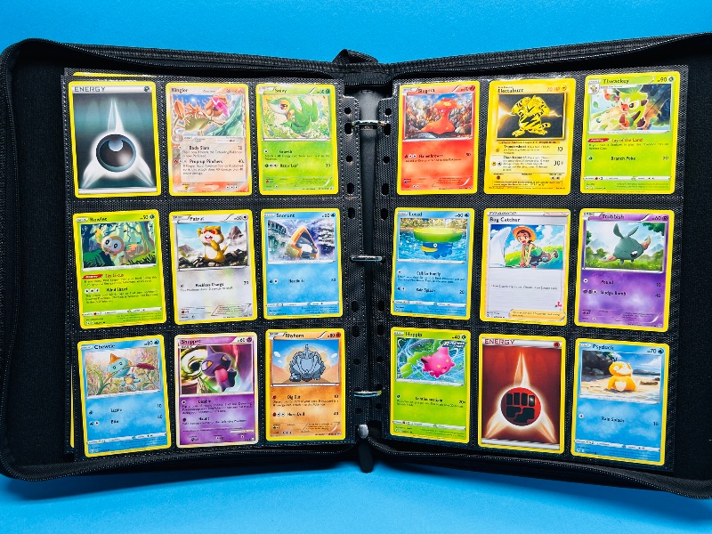 Photo 1 of 593017… final sale no returns/refunds-180 mixed Pokemon cards in binder 