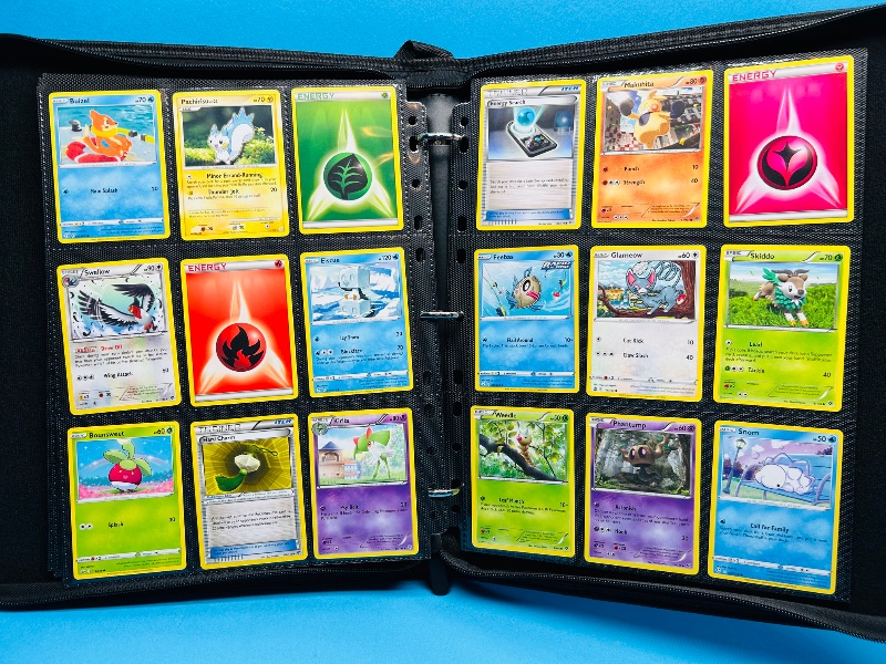 Photo 1 of 593017… final sale no returns/refunds-180 mixed Pokemon cards in binder 