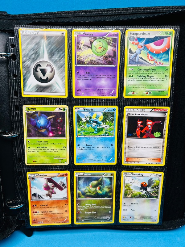 Photo 1 of 593018… final sale no returns/refunds180 mixed Pokemon cards in binder
