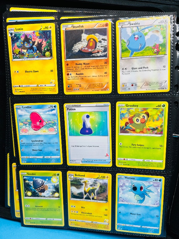 Photo 1 of 593018… final sale no returns/refunds180 mixed Pokemon cards in binder