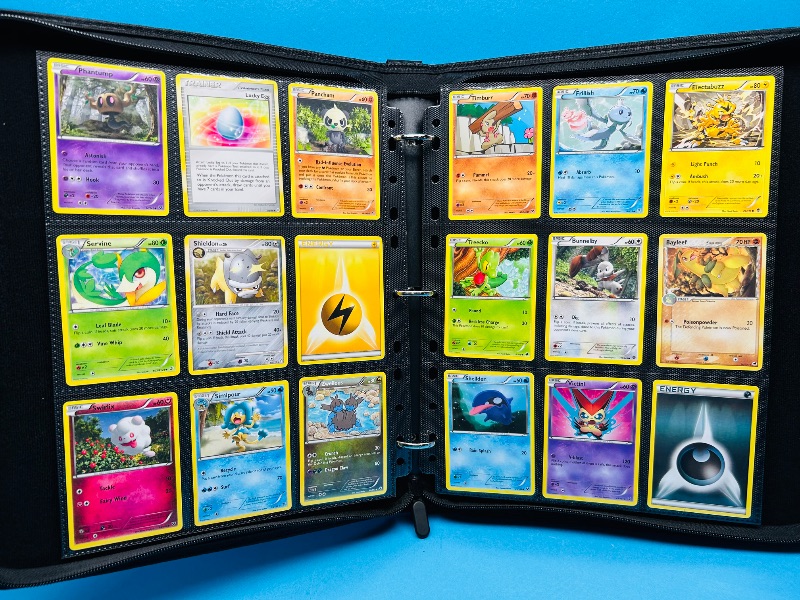 Photo 1 of 593018… final sale no returns/refunds180 mixed Pokemon cards in binder