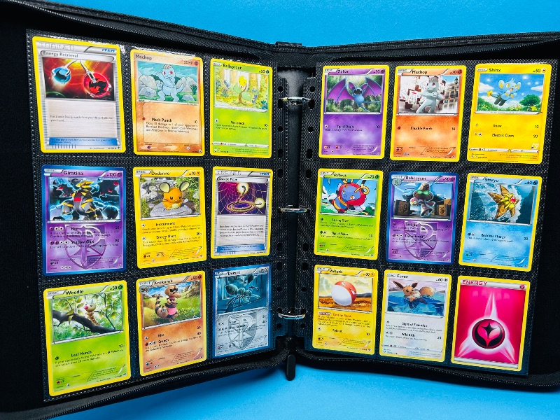 Photo 1 of 593018… final sale no returns/refunds180 mixed Pokemon cards in binder