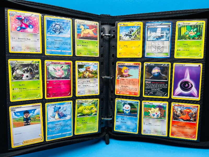 Photo 1 of 593018… final sale no returns/refunds180 mixed Pokemon cards in binder