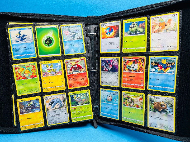 Photo 1 of 593018… final sale no returns/refunds180 mixed Pokemon cards in binder