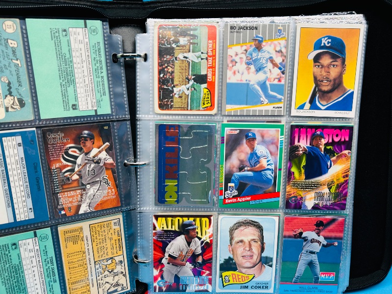 Photo 1 of 593020… final sale no returns/refunds-180 mixed baseball cards in binder 