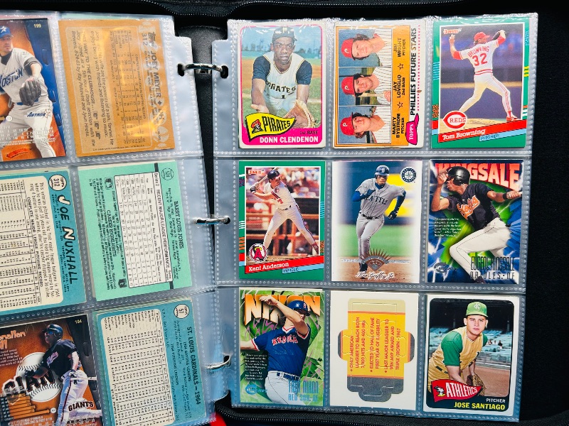 Photo 1 of 593020… final sale no returns/refunds-180 mixed baseball cards in binder 