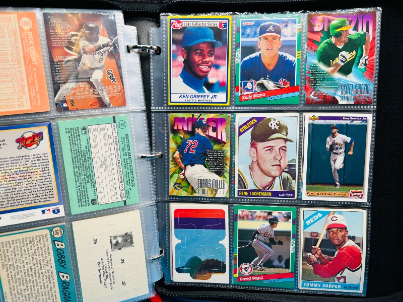Photo 1 of 593020… final sale no returns/refunds-180 mixed baseball cards in binder 