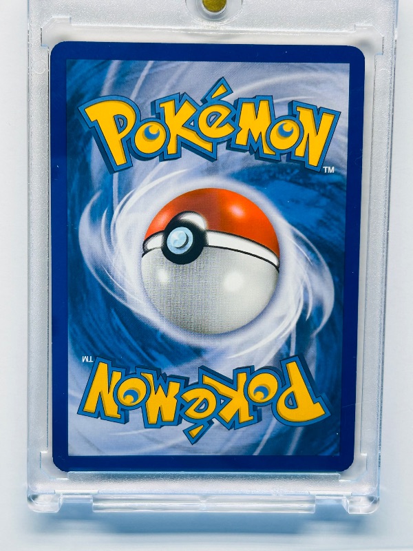 Photo 1 of 593036…Pokémon reverse holo Luxio card  in hard plastic case