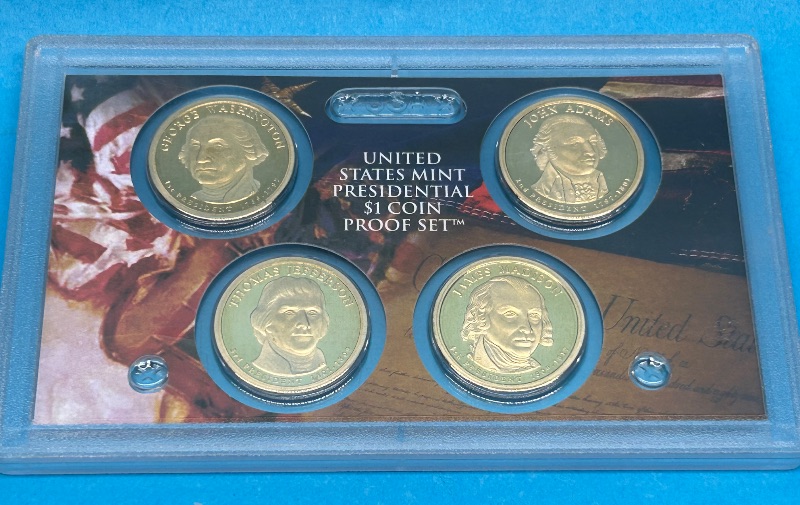 Photo 1 of 593040…US Mint Presidential $1 coin set