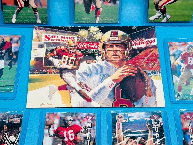 Photo 1 of 593042…San Francisco 49ers complete 50th anniversary 9 coin set with cards