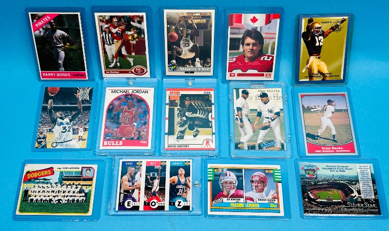 Photo 1 of 593045…collectible sports cards in sleeves and cases