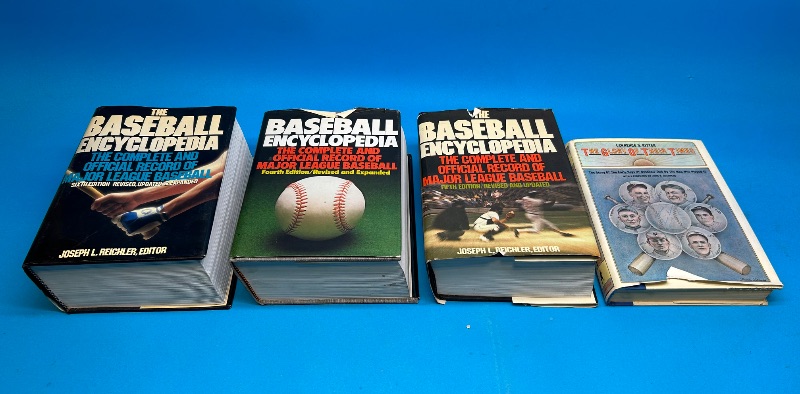 Photo 1 of 593056…4 vintage baseball hardcover books- covers show wear from age