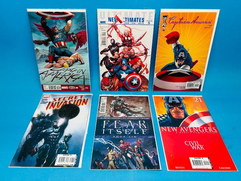 Photo 1 of 593068…6 comics in plastic sleeves 