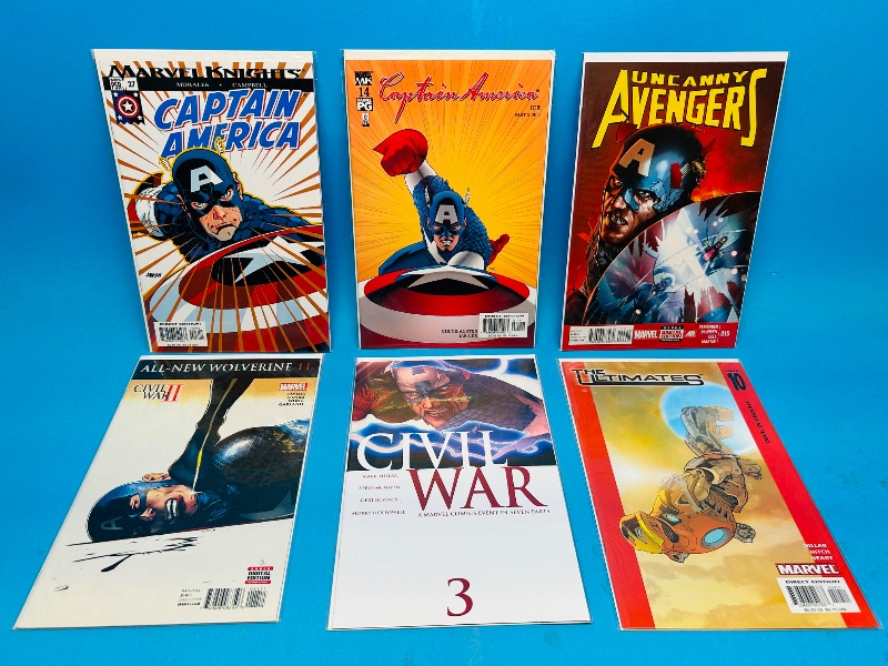 Photo 1 of 593082…6 comics in plastic sleeves 