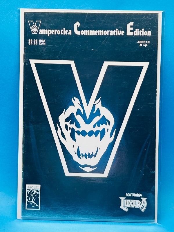 Photo 1 of 593148…adults only- Vamperotica commemorative edition comic for mature readers in plastic sleeve