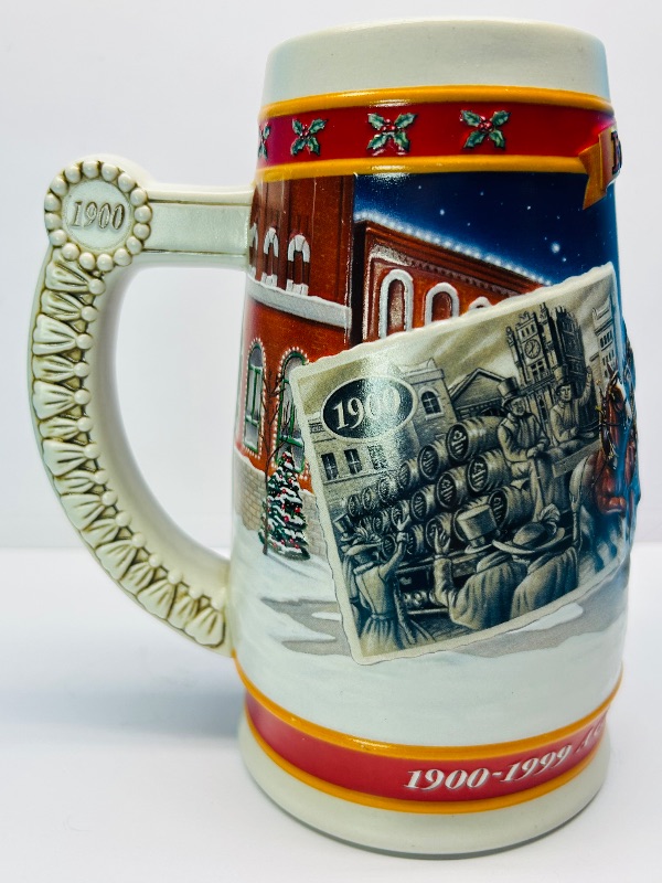 Photo 1 of 593158…7” Budweiser holiday stein made in Brazil 