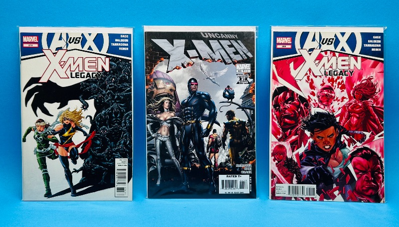 Photo 1 of 593177… 3 X-men  comics in plastic sleeves 