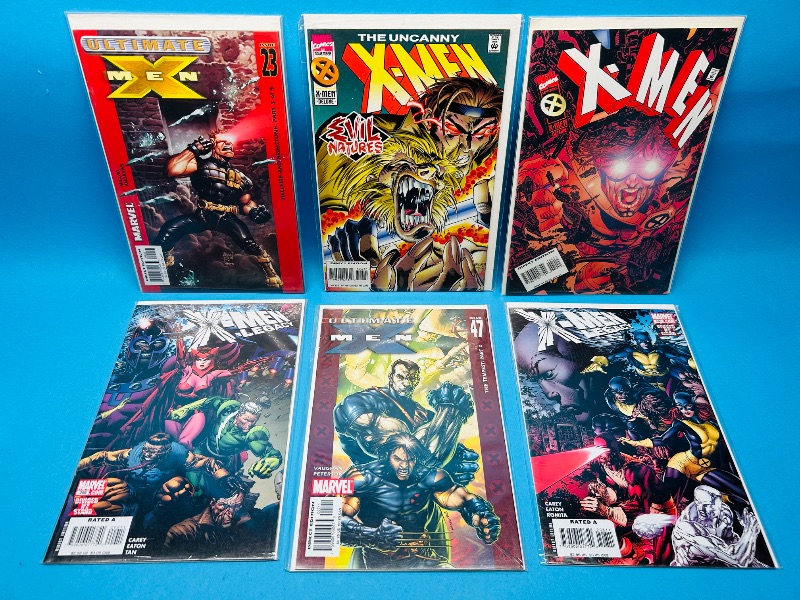 Photo 1 of 593184… 6 X-men  comics in plastic sleeves 