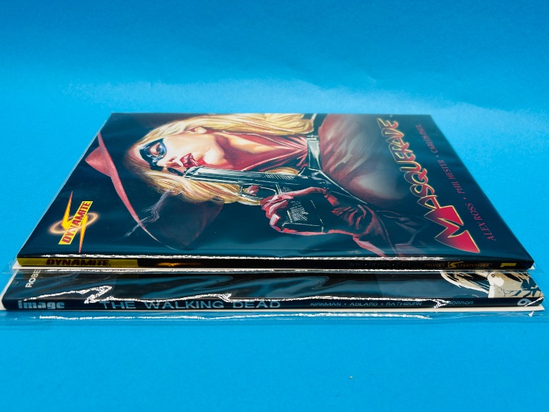 Photo 1 of 593186…2 comic novel softcover books in plastic sleeves 