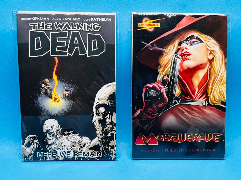 Photo 1 of 593186…2 comic novel softcover books in plastic sleeves 