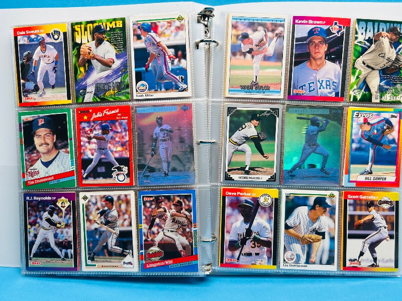 Photo 1 of 593205…final sale no returns/refunds -360 mixed baseball cards in binder