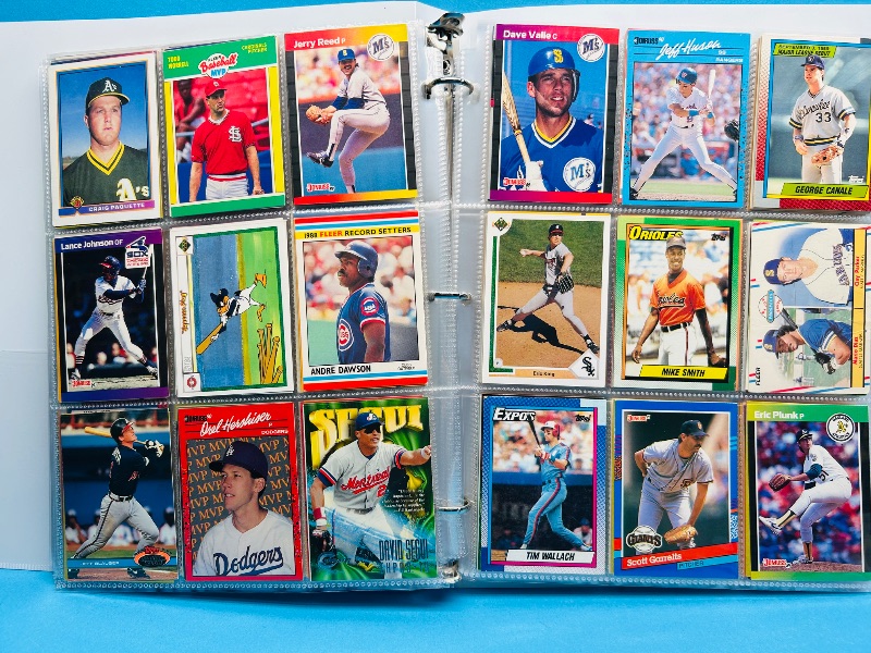 Photo 1 of 593205…final sale no returns/refunds -360 mixed baseball cards in binder