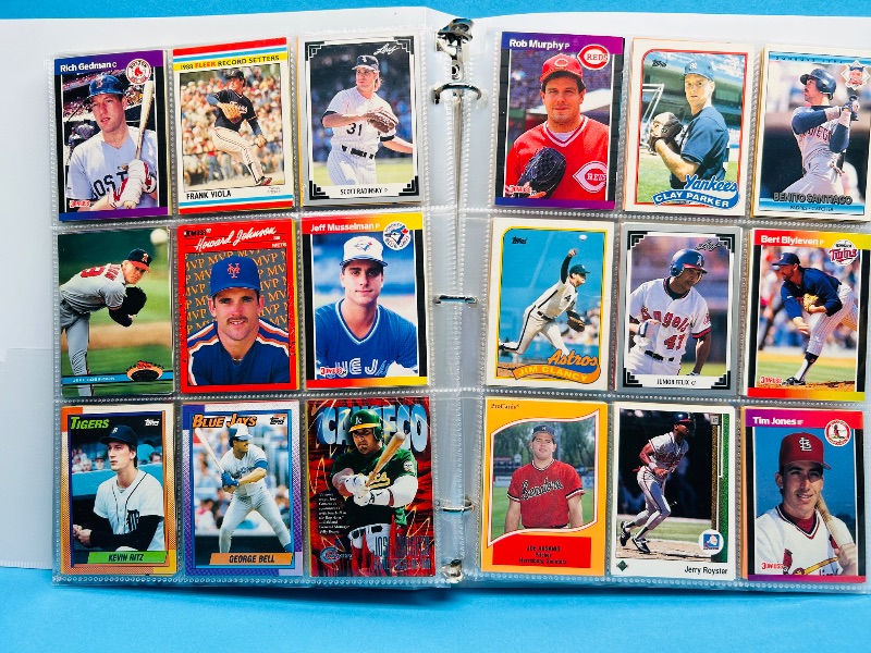 Photo 1 of 593205…final sale no returns/refunds -360 mixed baseball cards in binder
