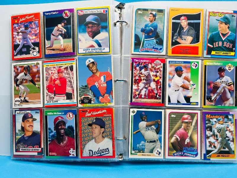Photo 1 of 593205…final sale no returns/refunds -360 mixed baseball cards in binder
