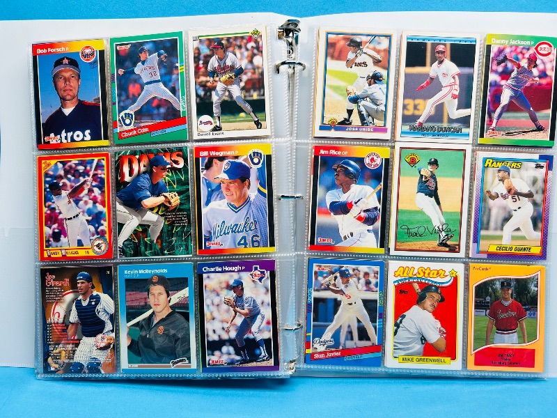 Photo 1 of 593205…final sale no returns/refunds -360 mixed baseball cards in binder