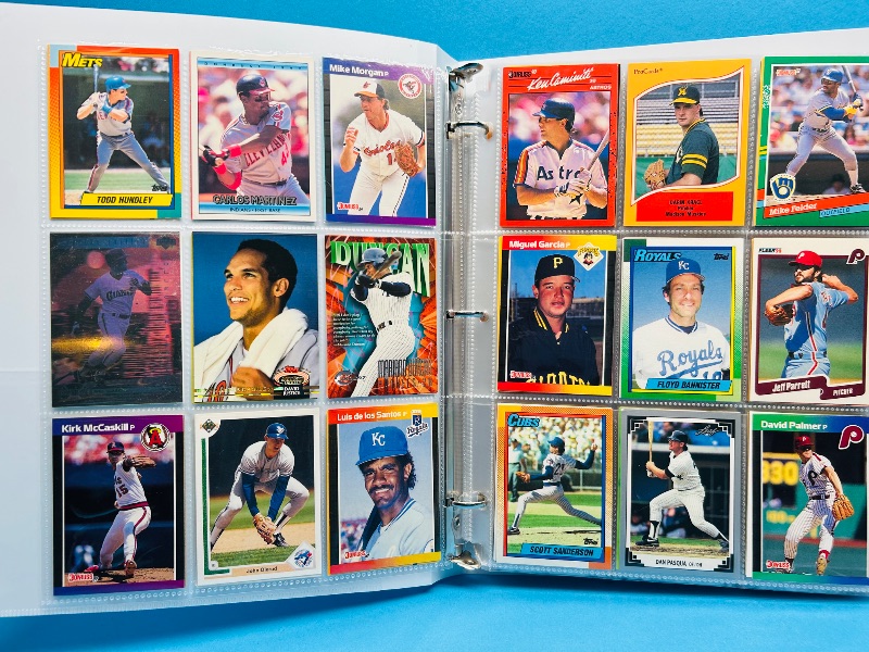 Photo 1 of 593205…final sale no returns/refunds -360 mixed baseball cards in binder