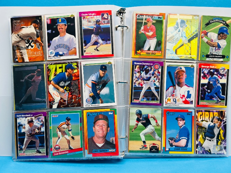 Photo 1 of 593205…final sale no returns/refunds -360 mixed baseball cards in binder