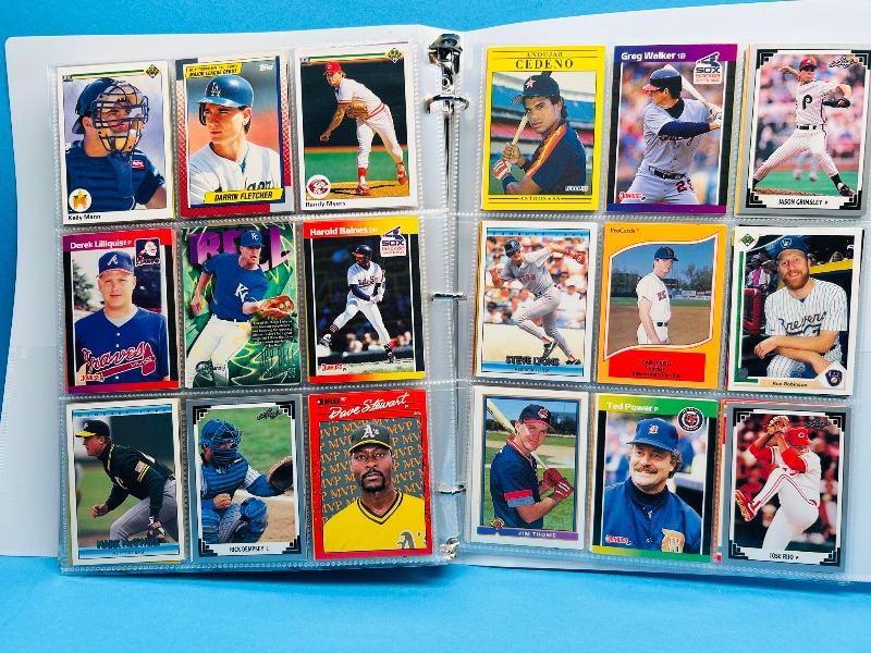 Photo 1 of 593205…final sale no returns/refunds -360 mixed baseball cards in binder
