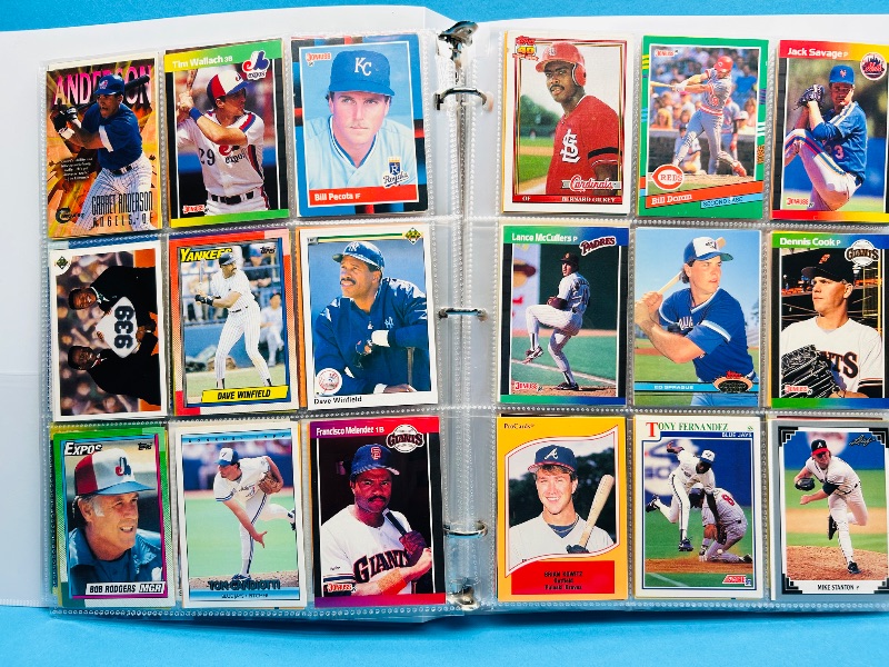 Photo 1 of 593205…final sale no returns/refunds -360 mixed baseball cards in binder