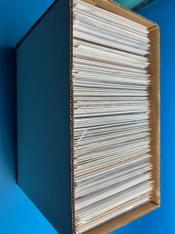 Photo 1 of 593211… final sale no returns/refunds- 140+ mixed comics in box-most sleeved 