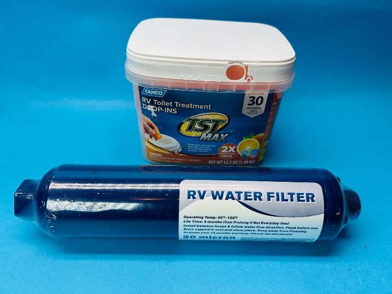 Photo 1 of 593213…rv toilet drop ins and water filter
