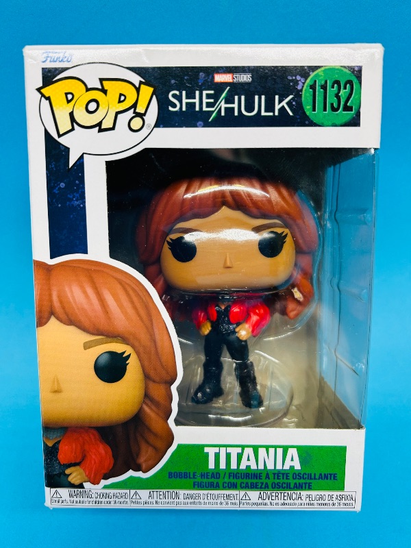 Photo 1 of 593218… Funko pop She-hulk Titania bobble head figure 