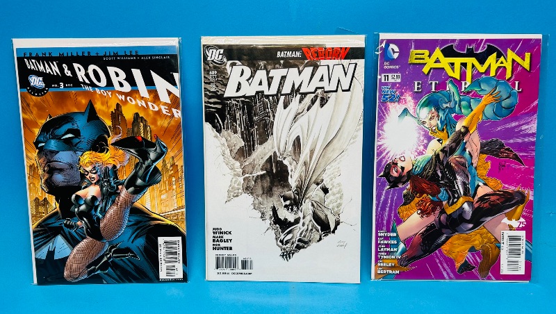 Photo 1 of 593223…3 Batman comics in plastic sleeves 