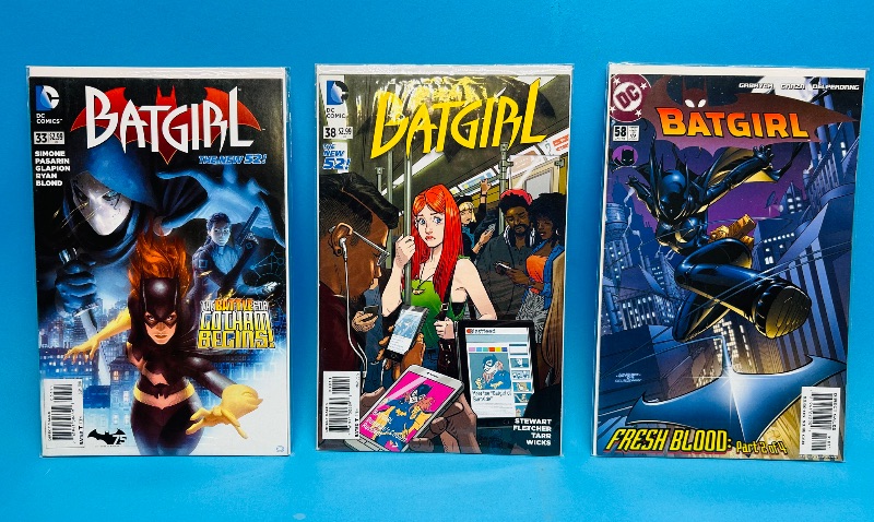 Photo 1 of 593226…3 Batgirl  comics in plastic sleeves 