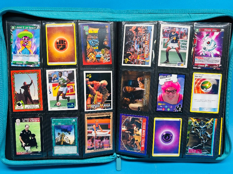 Photo 1 of 593235…final sale no returns/refunds- 360 mixed character/game cards in binder