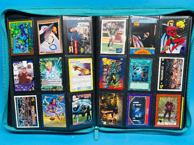 Photo 1 of 593235…final sale no returns/refunds- 360 mixed character/game cards in binder 