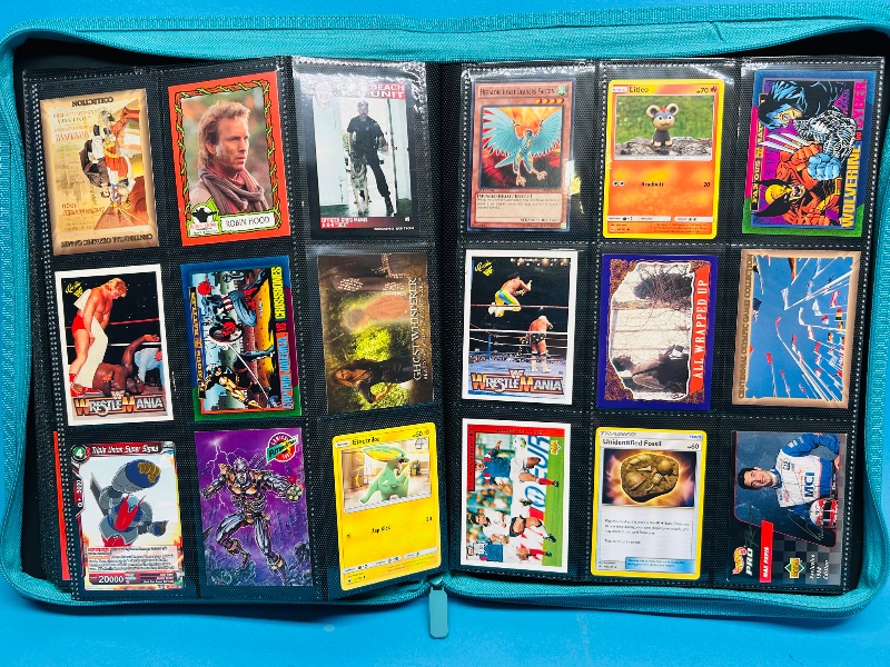 Photo 1 of 593235…final sale no returns/refunds- 360 mixed character/game cards in binder 