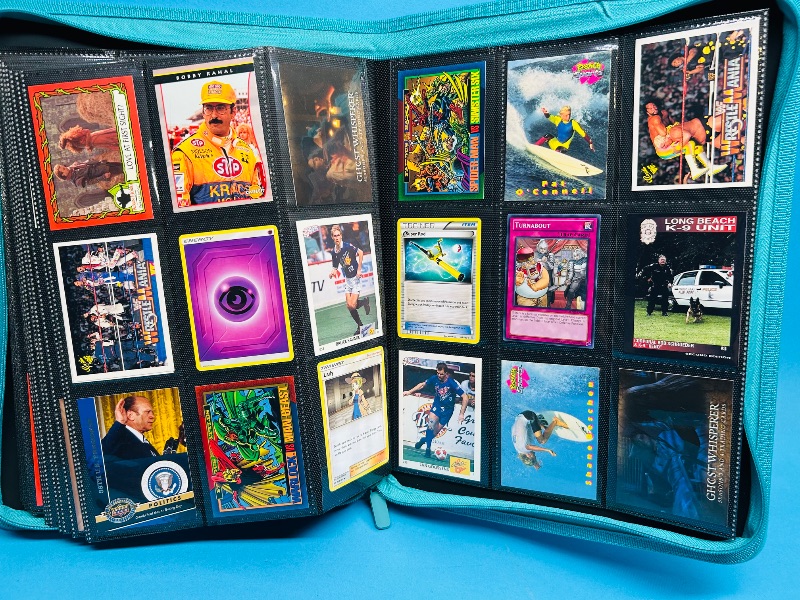 Photo 1 of 593235…final sale no returns/refunds- 360 mixed character/game cards in binder 