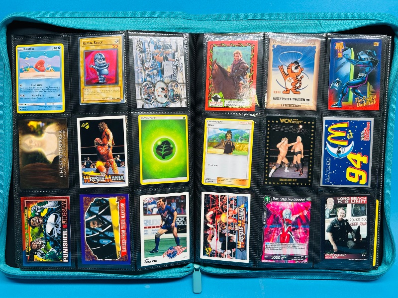 Photo 1 of 593235…final sale no returns/refunds- 360 mixed character/game cards in binder 