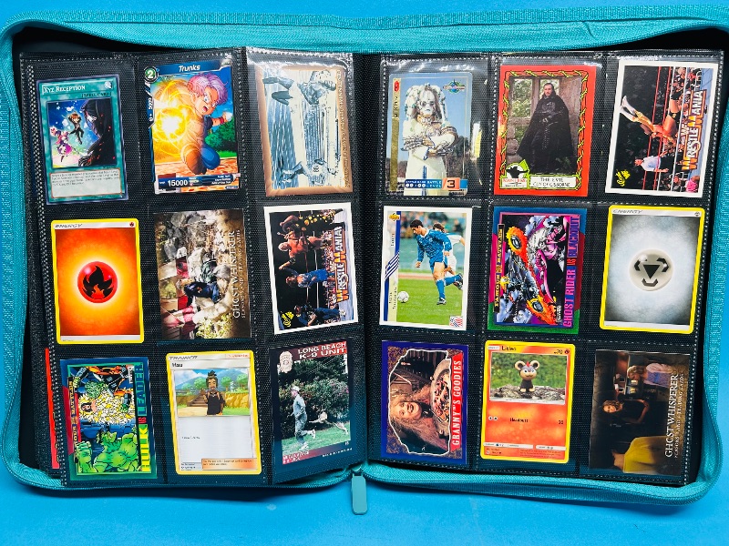 Photo 1 of 593235…final sale no returns/refunds- 360 mixed character/game cards in binder 