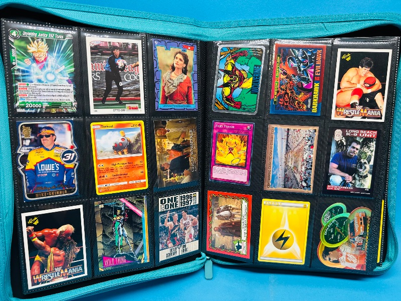 Photo 1 of 593235…final sale no returns/refunds- 360 mixed character/game cards in binder 