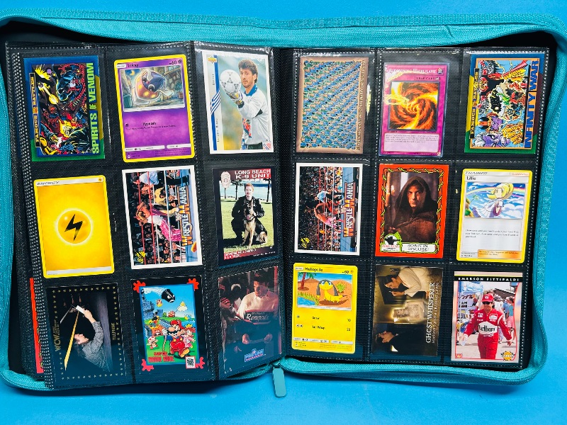 Photo 1 of 593235…final sale no returns/refunds- 360 mixed character/game cards in binder 