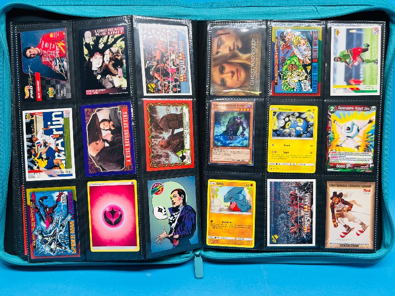 Photo 1 of 593235…final sale no returns/refunds- 360 mixed character/game cards in binder 