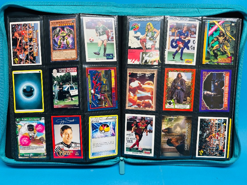 Photo 1 of 593235…final sale no returns/refunds- 360 mixed character/game cards in binder 